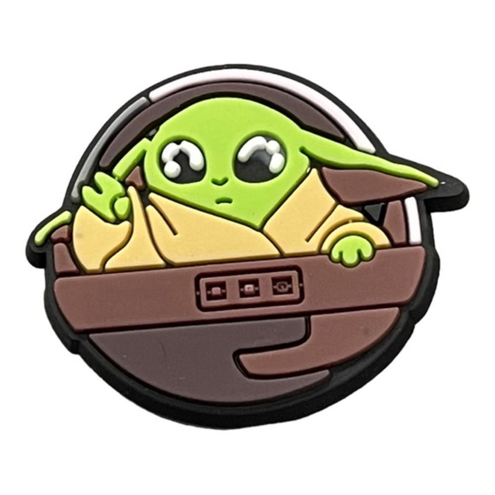 💕3/$13💕BABY YODA (GROGU) CROC CHARM